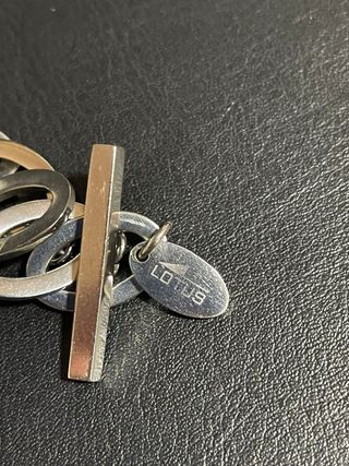 pulsera lotus acero