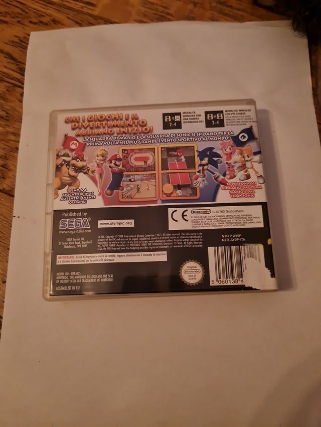 Mario&Sonic Giochi Olimpici DS nintendo