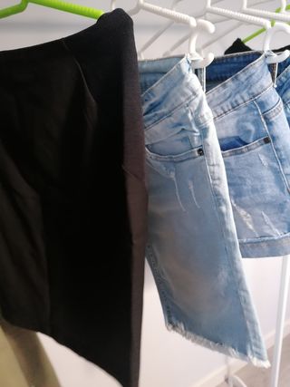 Lote 8 pantalones y faldas tallas 36/38