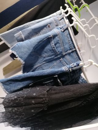 Lote 8 pantalones y faldas tallas 36/38