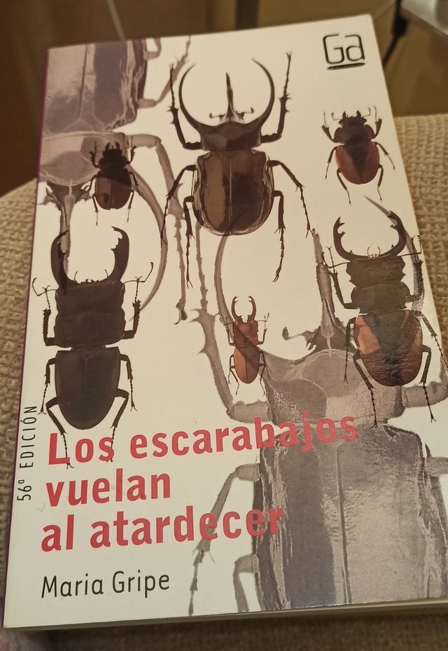 Libro " Los escarabajos vuelan al atardecer"