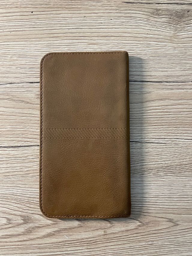 custodia/portafoglio universale per cellulare in ecopelle