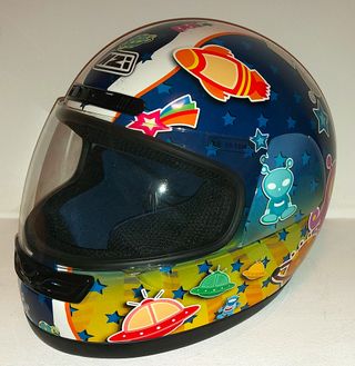 Casco de moto infantil integral