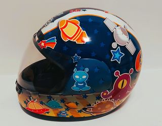 Casco de moto infantil integral