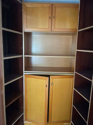 mueble baldas armario 2 módulos
