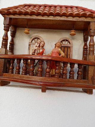 Gran Balcón para Belén de 12 cms