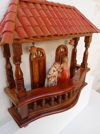 Gran Balcón para Belén de 12 cms