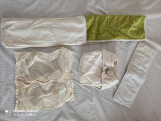 Lote de pañales de tela