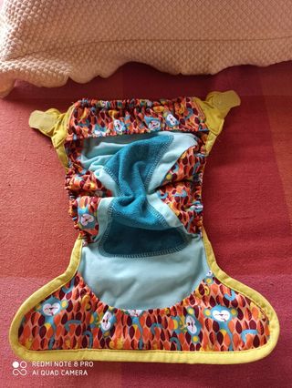 Lote de pañales de tela