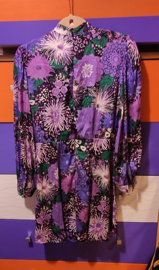 Vestido estampado flores S