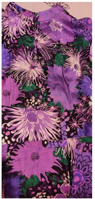 Vestido estampado flores S