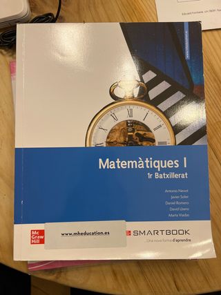 Libro matematicas 1 bachillerato