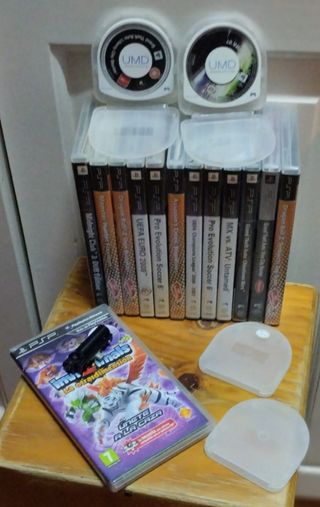 PSP + INVIZIMAL CON CAMARA+ 7 JUEGOS A ELEJIR