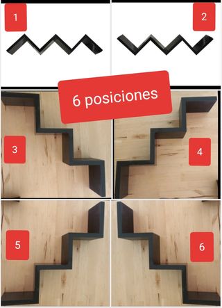 Scaffale a scale o a zig-zag *Spedizione con Inpost*