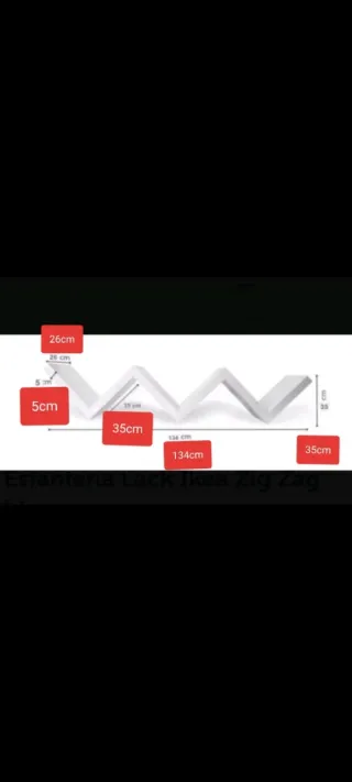 Scaffale a scale o a zig-zag *Spedizione con Inpost*