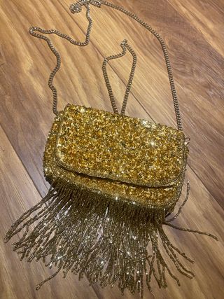 Bolsito lentejuelas Zara