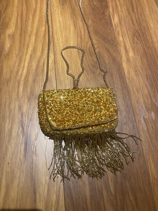 Bolsito lentejuelas Zara