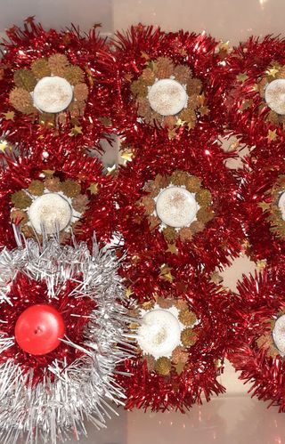 Candela centrotavola Natale