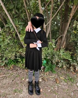 Disfraz miércoles la familia Addams