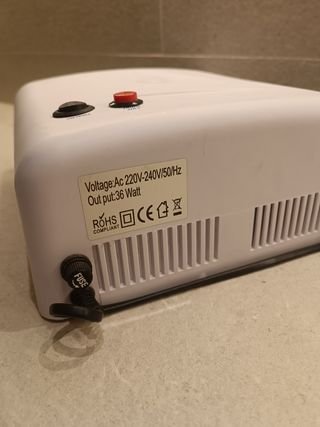 Lámpara luz LED UV para uñas