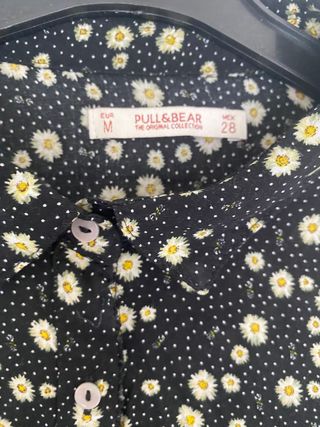 camisa estampada pull&bear