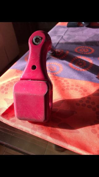 soporte manillar BTT.  Tija corta