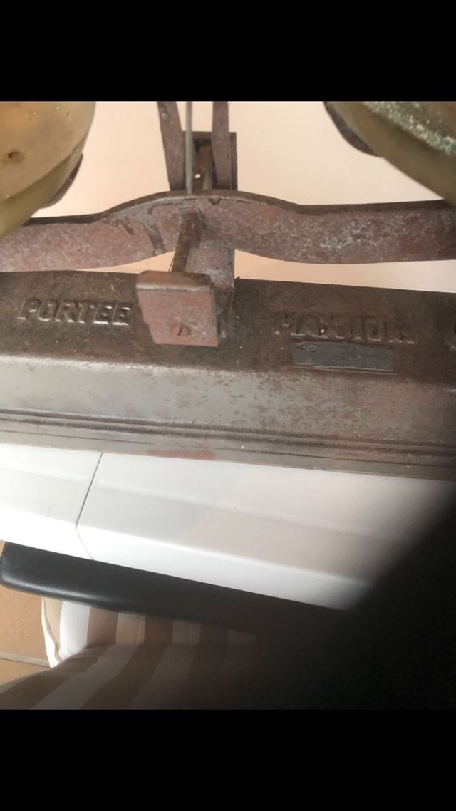 balanza antigua . 10 kgr