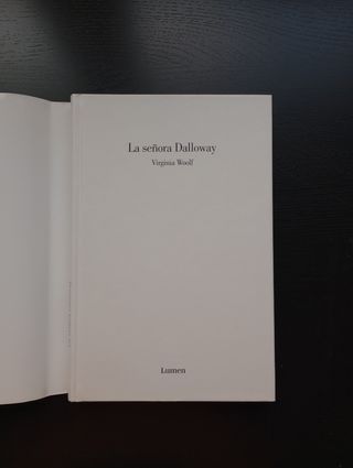 La señora Dalloway. Virginia Woolf