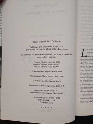 La señora Dalloway. Virginia Woolf