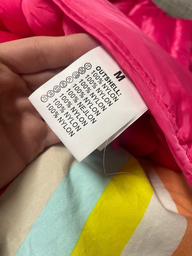 Giubbotto color fucsia mai indossato taglia M