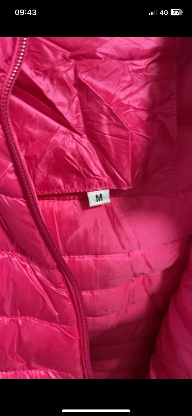 Giubbotto color fucsia mai indossato taglia M