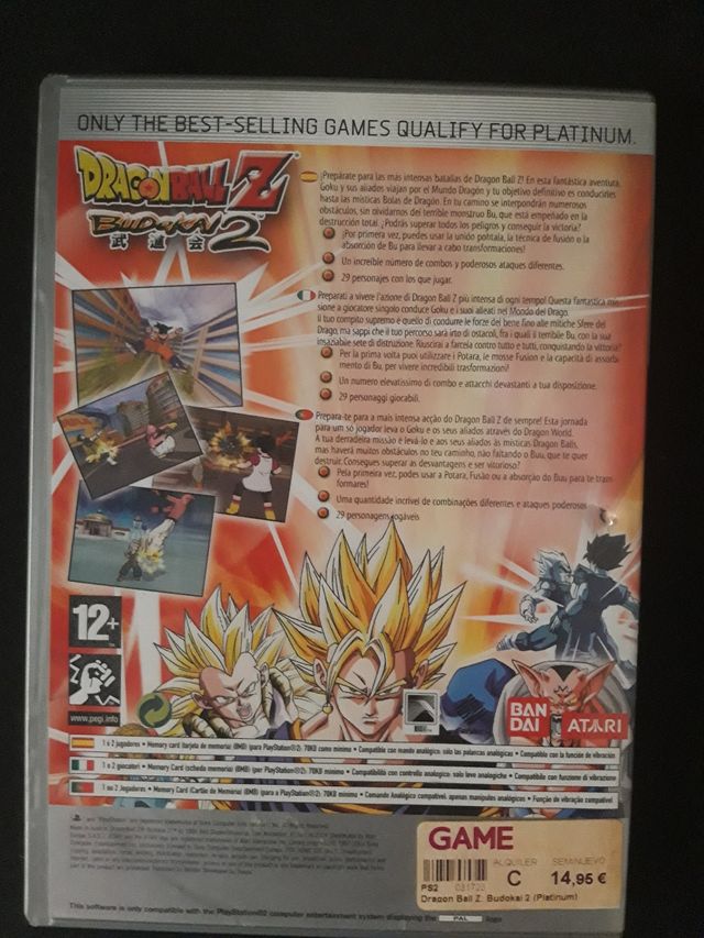 🆕➡️ Dragon Ball Budokai 2 ps2.