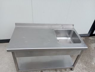 Fregadero de 1 seno con encimera