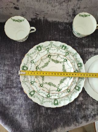 Juego té porcelana Aynsley