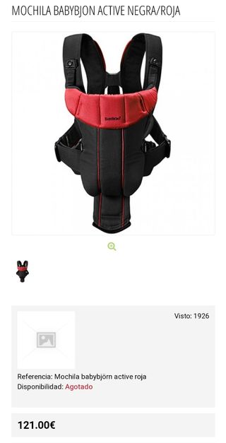 Mochila portabebés babybjorn