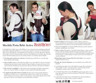 Mochila portabebés babybjorn