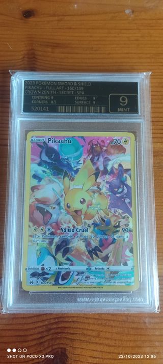 Carta Pokémon Pikachu Cenit Supremo