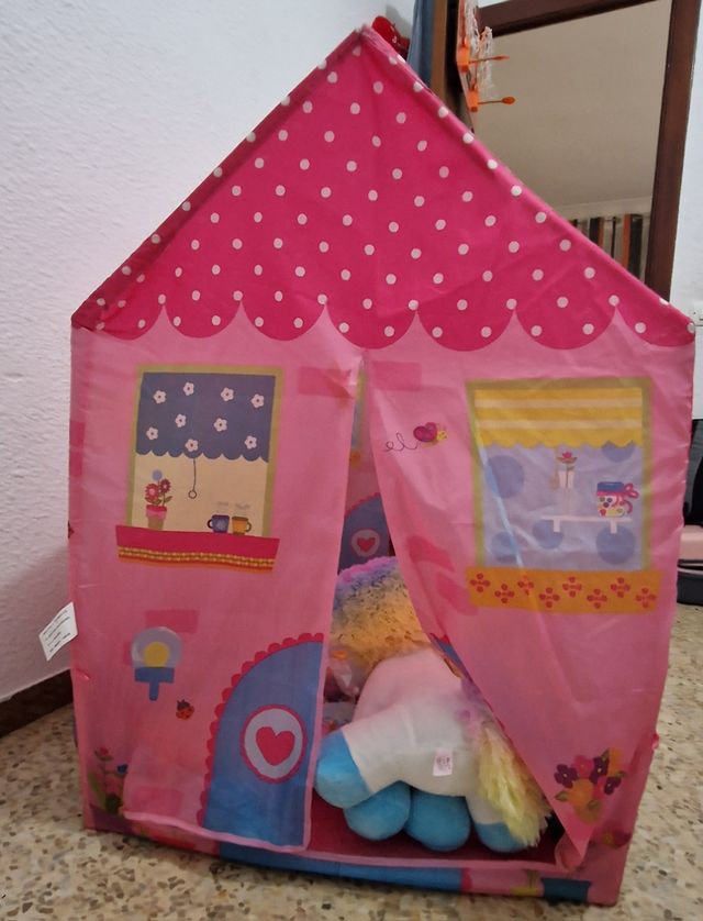 Casita de tela niña