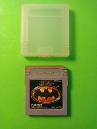  Batman 1989 Nintendo Gameboy + funda original PAL