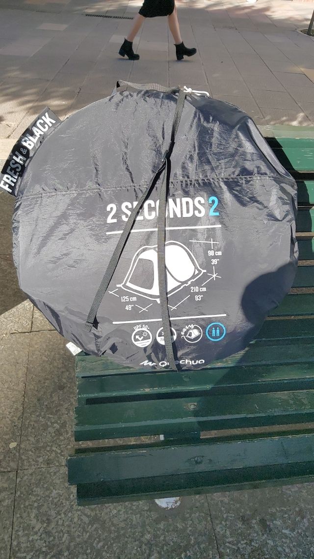 tienda de campaña Quechua