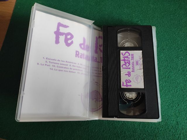 Cinta VHS Fe de Ratas