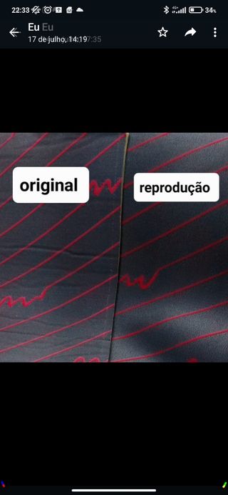 Tecido padrão Opel GSI A e B