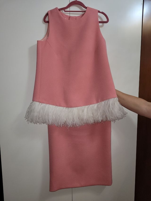 Vestido fiesta marca Moskada coleccion 2022