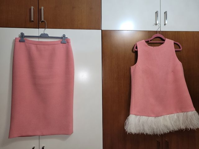 Vestido fiesta marca Moskada coleccion 2022