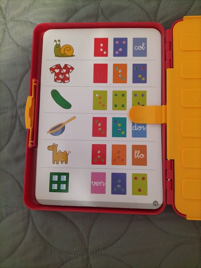 Yo aprendo las sílabas.