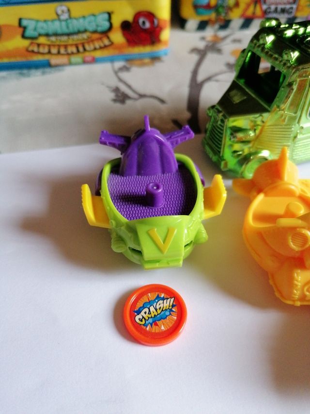 Heladería zomlings y vehículos,súper zings