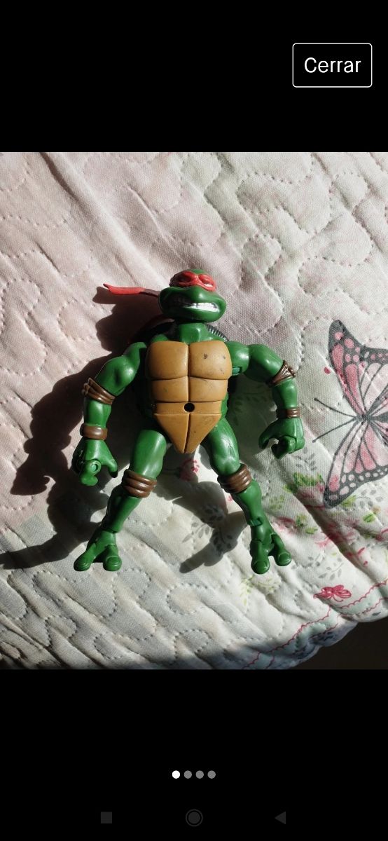 Lote muñecos Flash-tortuga ninja-zorro
