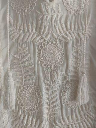 Blusa Seda Zara Bordada Premiun
