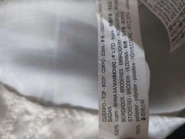 Blusa Seda Zara Bordada Premiun