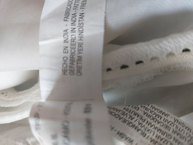 Blusa Seda Zara Bordada Premiun